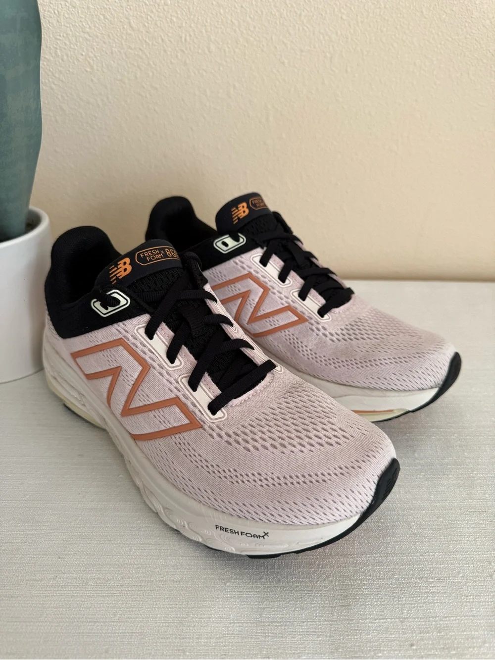 New Balance light pink